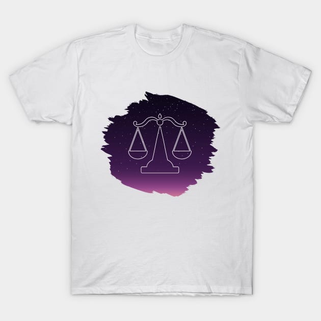 Libra T-Shirt by Elysart